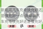 新能源汽车充电快充好还是慢充好一点-新能源汽车充电快充好还是慢充好