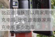 比亚迪海豚可以用家用电充电吗_比亚迪海豚家用充电桩多少功率