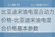 比亚迪宋油电混合动力价格-比亚迪宋油电混合价格基本参数