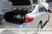 cng双燃料车型-cng双燃料汽车常见故障及排除方法