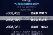 唐dmi价格走势,唐dmi报价