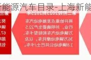 2021上海新能源汽车目录-上海新能源汽车规划