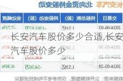 长安汽车股价多少合适,长安汽车股价多少