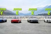 特斯拉model3夏天晒吗,特斯拉model y 夏天晒吗