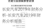 长安汽车2019年财务分析-长安汽车2019年财务分析报告