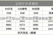 领克08中大型suv,领克08详细参数配置油电