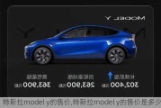 特斯拉model y的售价,特斯拉model y的售价是多少