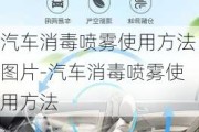 汽车消毒喷雾使用方法图片-汽车消毒喷雾使用方法