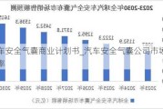 汽车安全气囊商业***书_汽车安全气囊公司市场占有率