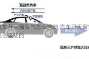 汽车开天窗空气怎么流动,汽车开天窗空气怎么流动的