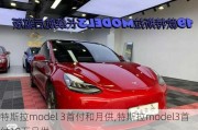 特斯拉model 3首付和月供,特斯拉model3首付10万月供