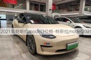 2021年特斯拉model3价格-特斯拉model2021