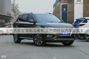 上汽汽车有哪些品牌车,上汽有什么汽车品牌车