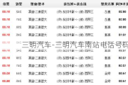 三明汽车-三明汽车南站电话号码