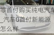 零首付购买纯电汽车_汽车0首付新能源怎么样