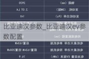 比亚迪汉参数_比亚迪汉ev参数配置