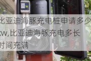 比亚迪海豚充电桩申请多少kw,比亚迪海豚充电多长时间充满