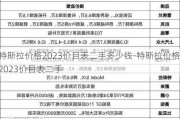 特斯拉价格2023价目表二手多少钱-特斯拉价格2023价目表二手