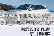 理想l7汽车油电混合多少钱啊_理想油电混合怎么样