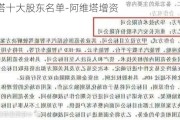 阿维塔十大股东名单-阿维塔增资