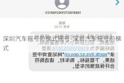 深圳汽车摇号阶梯式摇号-深圳汽车摇号阶梯式