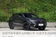 长安汽车年报什么时候公布-长安汽车2020年审计报告