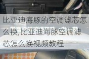 比亚迪海豚的空调滤芯怎么换,比亚迪海豚空调滤芯怎么换***教程