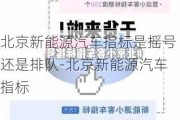 北京新能源汽车指标是摇号还是排队-北京新能源汽车指标