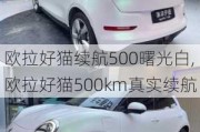 欧拉好猫续航500曙光白,欧拉好猫500km真实续航