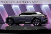 小米汽车有suv吗-小米汽车有SUV吗?