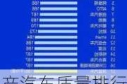 国产汽车质量排行榜2020-国产汽车质量排行榜2023前十名品牌