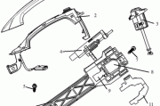 汽车门把手结构图片-汽车门把手结构