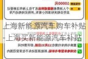 上海新能源汽车购车补贴-上海买新能源汽车补贴