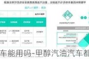 甲醇汽车能用吗-甲醇汽油汽车都能用吗