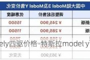 特斯拉modely四驱价格-特斯拉model y两驱四驱区别