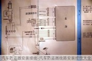 汽车防盗器安装接线-汽车防盗器线路安装接线大全