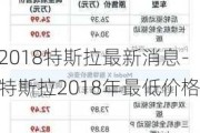 2018特斯拉最新消息-特斯拉2018年最低价格