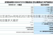 比亚迪汉ev纯电动2021款电池容量,比亚迪汉ev电池容量多大最好