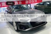 30万可以买奥迪什么车型-30万可以买奥迪什么车