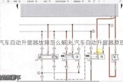 汽车自动升窗器故障怎么解决,汽车自动升窗器原理