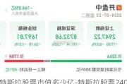 特斯拉股票市值多少亿-特斯拉股票2400亿