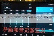 比亚迪汉ev双闪的声音怎么调_比亚迪汉ev双闪的声音