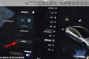 ns特斯拉怎么呼出-ns特斯拉呼出关闭