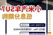 小米su7上市时间及价格-2024年小米15万左右电动汽车