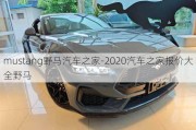 mustang野马汽车之家-2020汽车之家报价大全野马