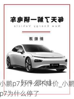 小鹏p7为什么不降价_小鹏p7为什么停了