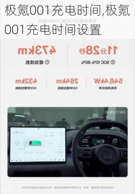 极氪001充电时间,极氪001充电时间设置