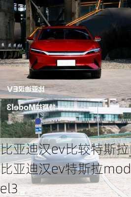 比亚迪汉ev比较特斯拉_比亚迪汉ev特斯拉model3