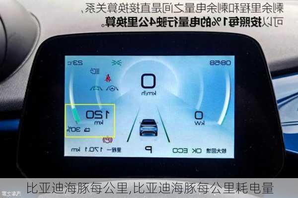 比亚迪海豚每公里,比亚迪海豚每公里耗电量