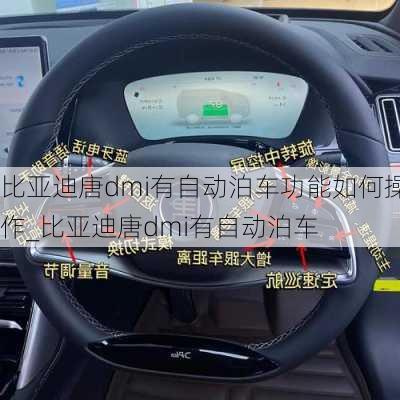 比亚迪唐dmi有自动泊车功能如何操作_比亚迪唐dmi有自动泊车